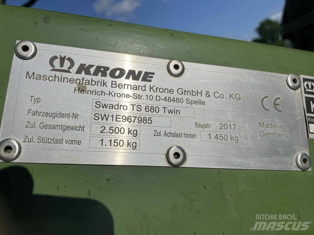 Krone Swadro TS 680 Riadkovače