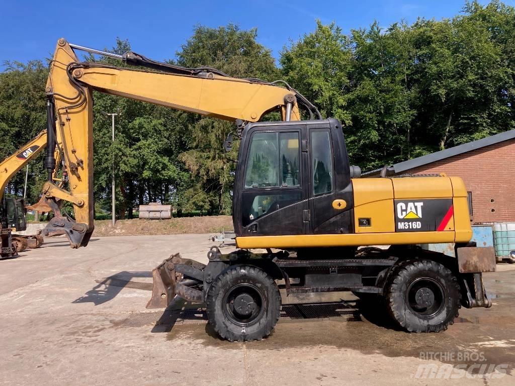 CAT M 316 D Kolesové rýpadlá