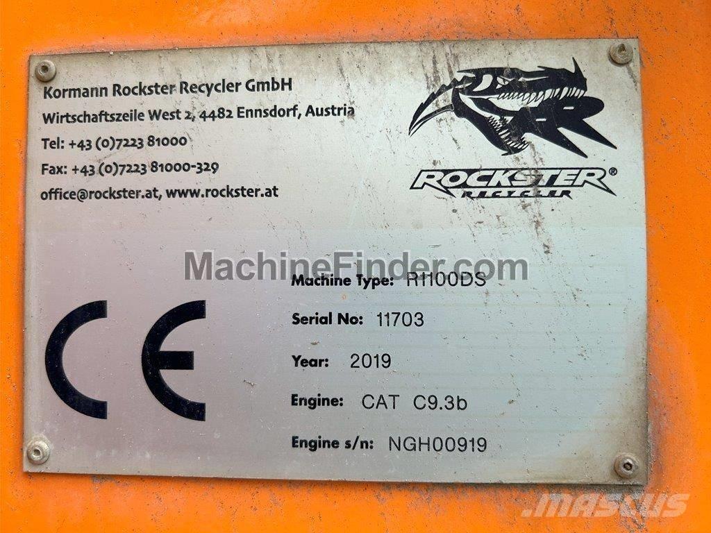 Rockster RD1100DS Mobilné drviče