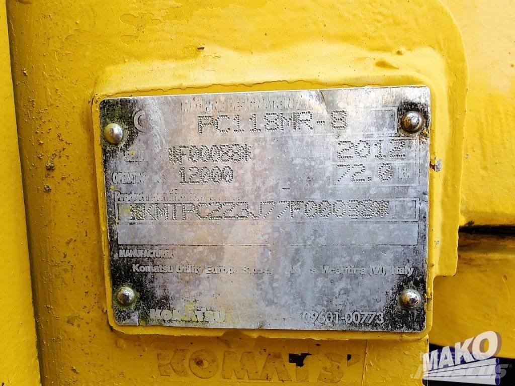 Komatsu PC 118 MR-8 Pásové rýpadlá