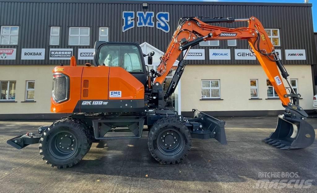 Doosan DX100W-7 Kolesové rýpadlá