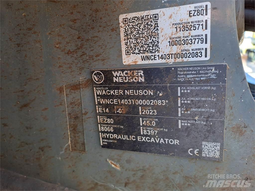 Wacker Neuson EZ80 Pásové rýpadlá