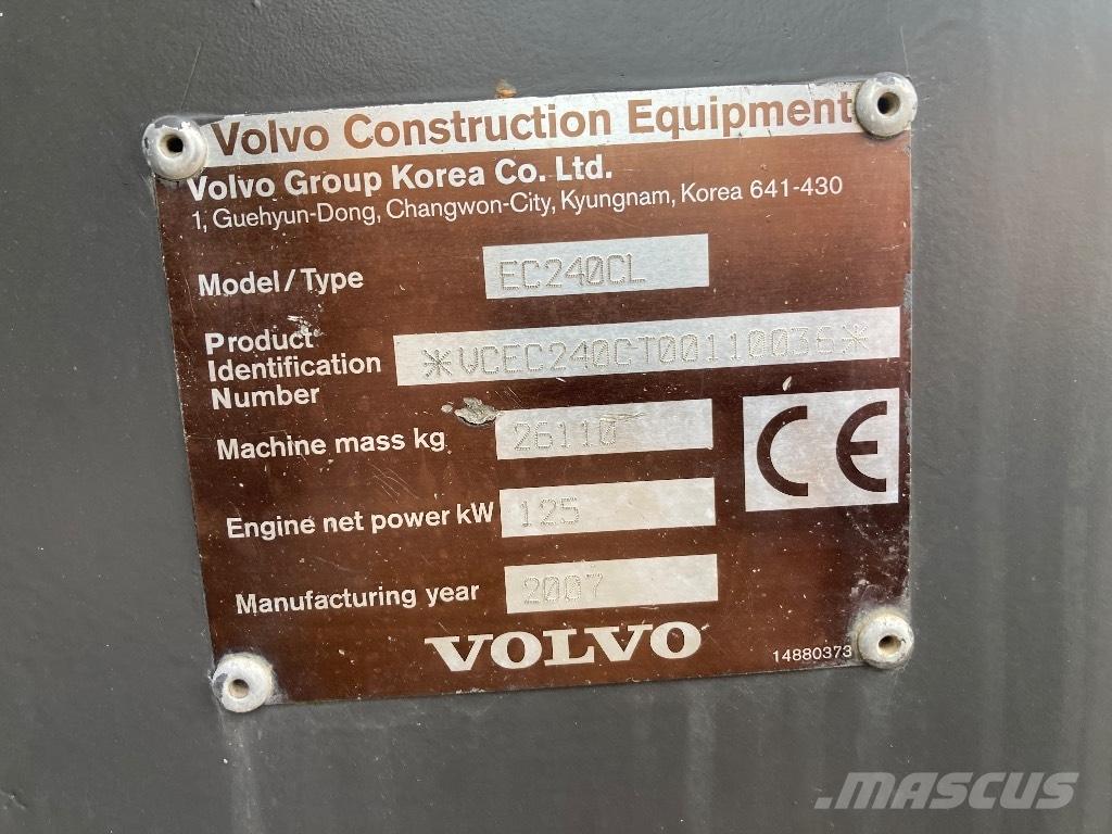 Volvo EC 240 C L Pásové rýpadlá