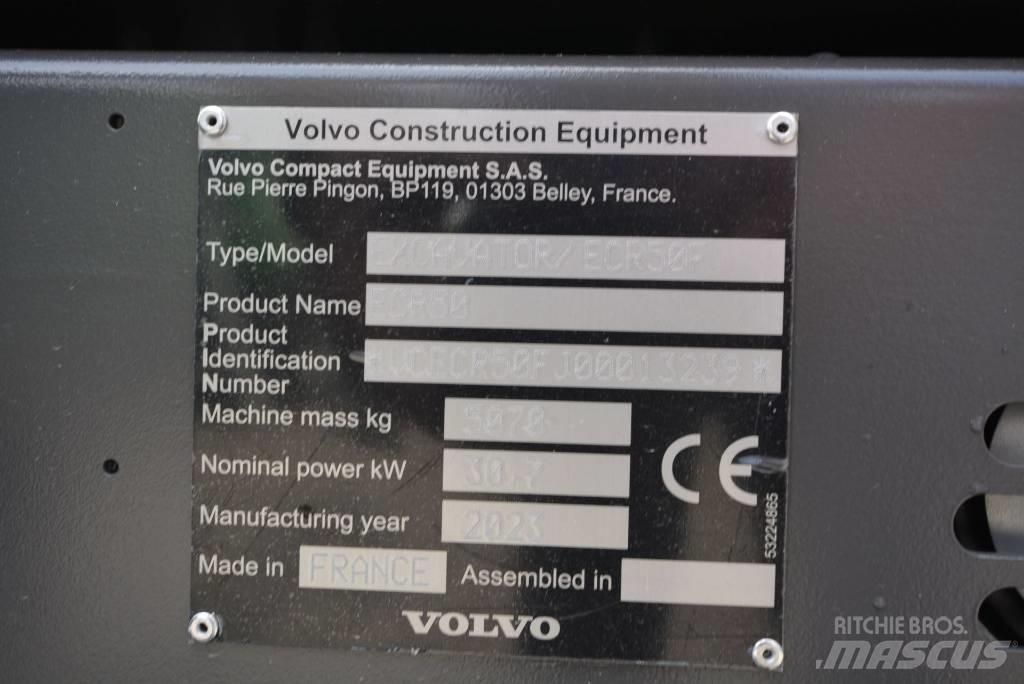 Volvo ECR 50 F Mini rýpadlá < 7t