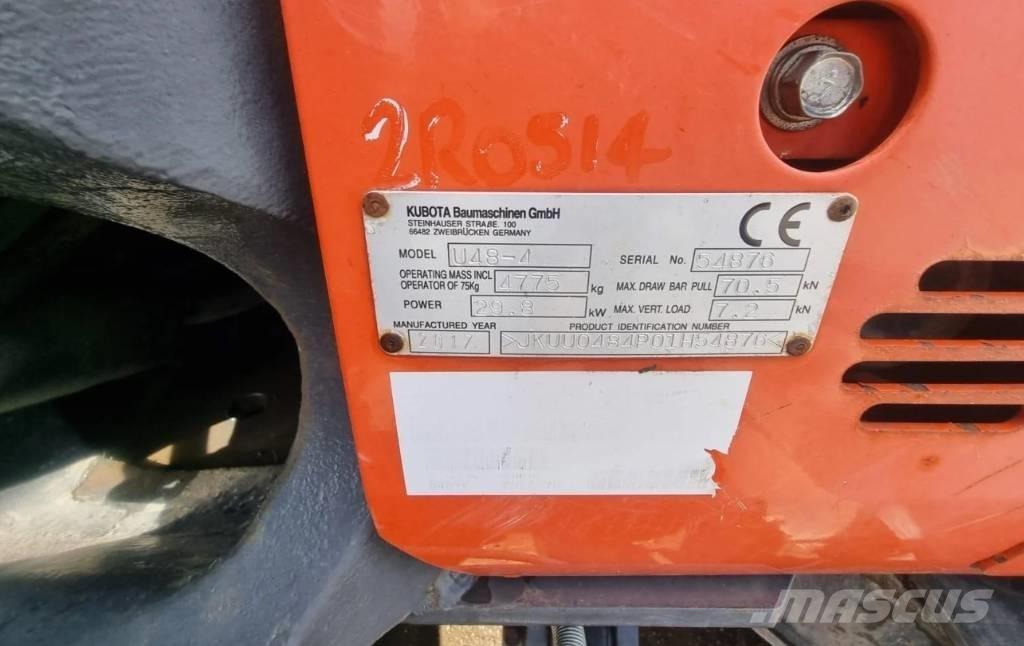 Kubota U 48-4 Mini rýpadlá < 7t