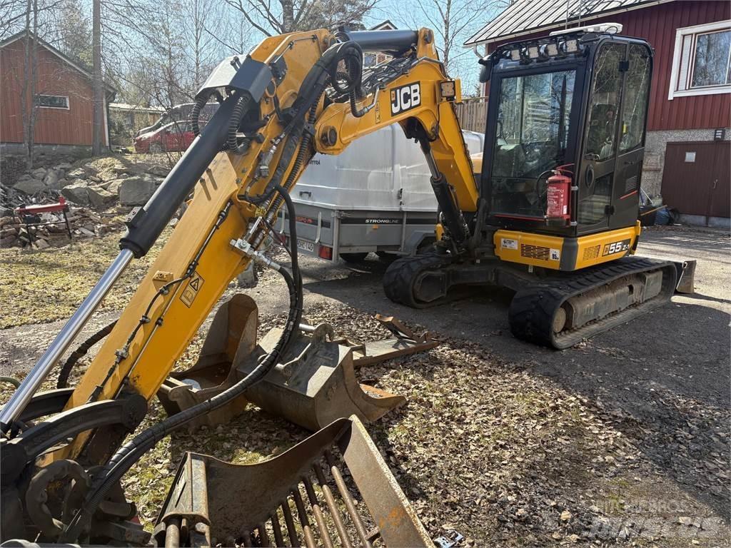 JCB 55Z-1 T3 Pásové rýpadlá