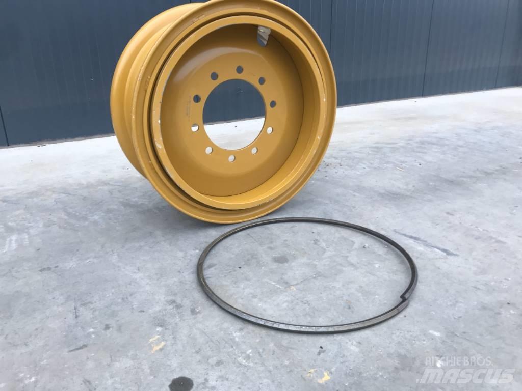 CAT 140H Rims Pneumatiky, kolesá a ráfiky