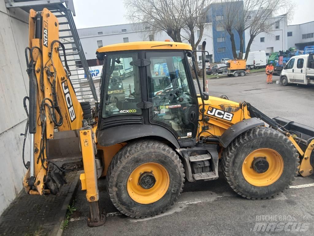 JCB 4cxAEC joystick Rýpadlo-nakladače