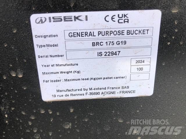 Iseki MX 1.75 BUCKET Komunálna technika - ostatné