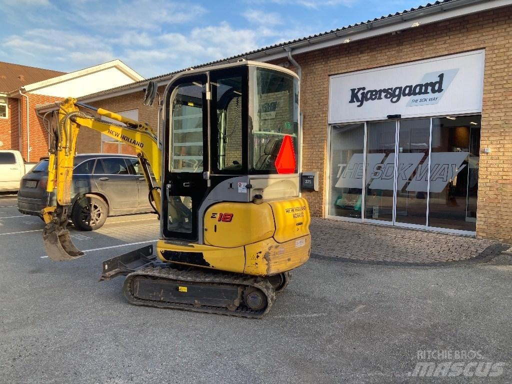 New Holland E 18 C Mini rýpadlá < 7t
