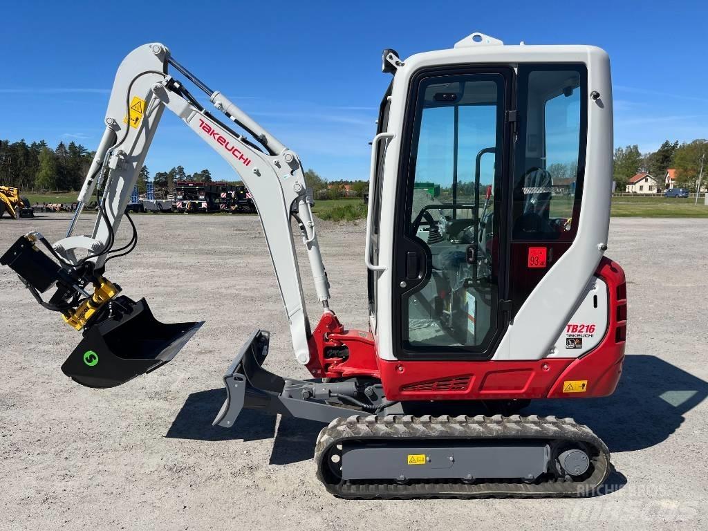 Takeuchi TB 216 A Mini rýpadlá < 7t