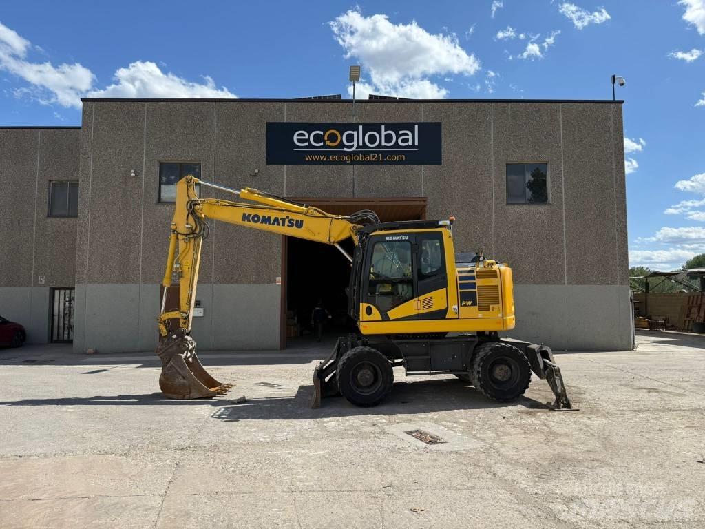 Komatsu PW 148-11 Kolesové rýpadlá