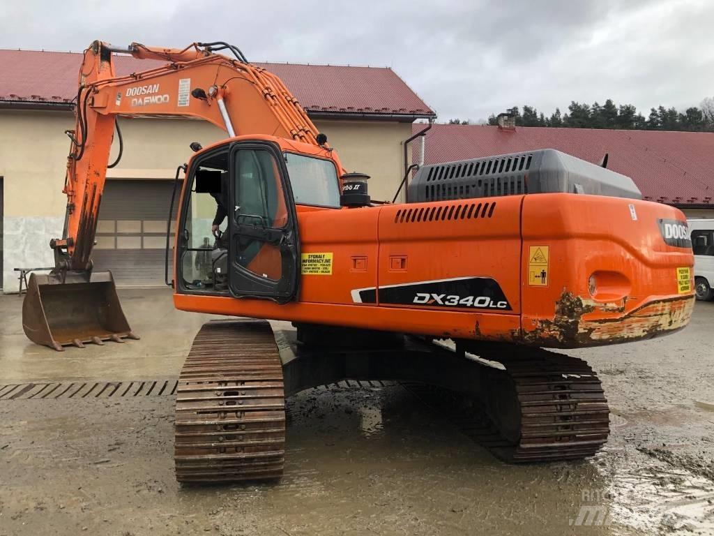 Doosan DX 340 LC Pásové rýpadlá