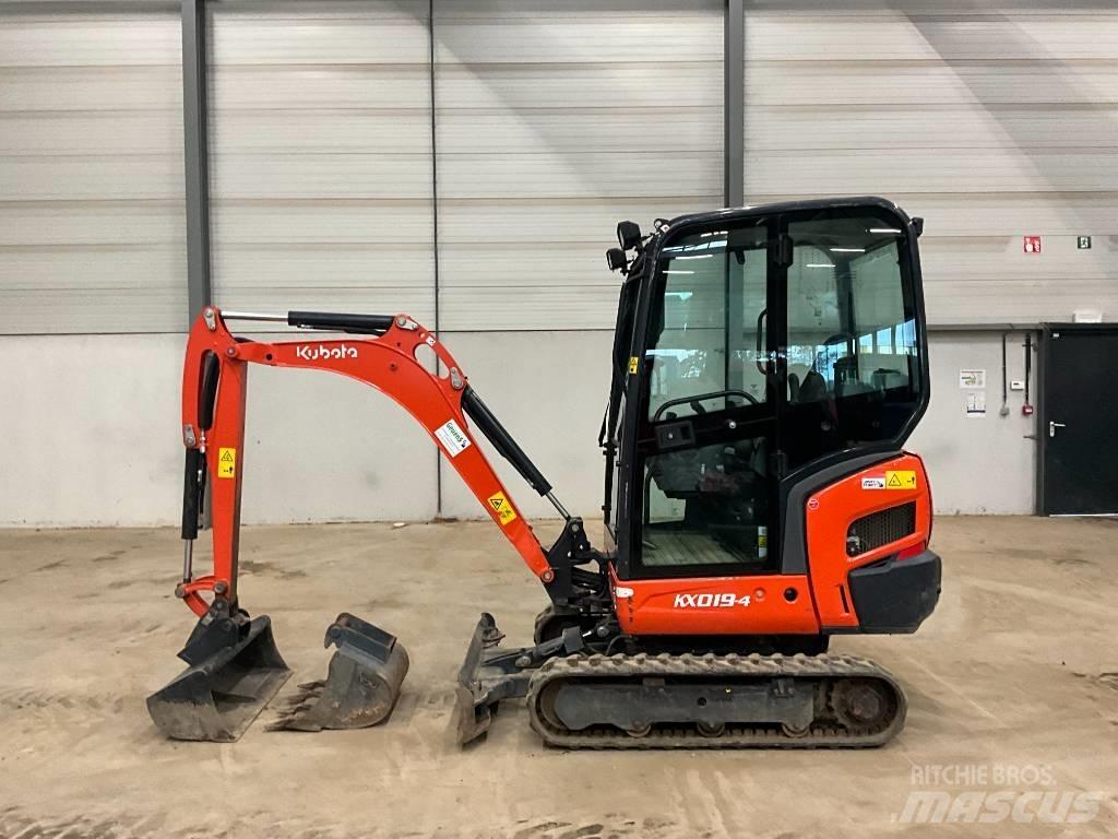 Kubota KX 019-4 Mini rýpadlá < 7t