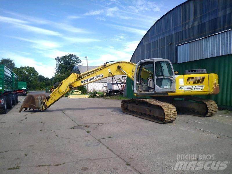 New Holland E 215 Pásové rýpadlá