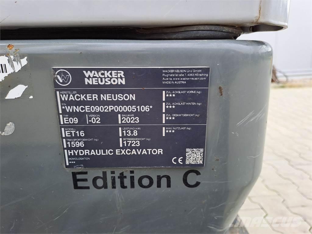 Wacker Neuson ET16 Pásové rýpadlá