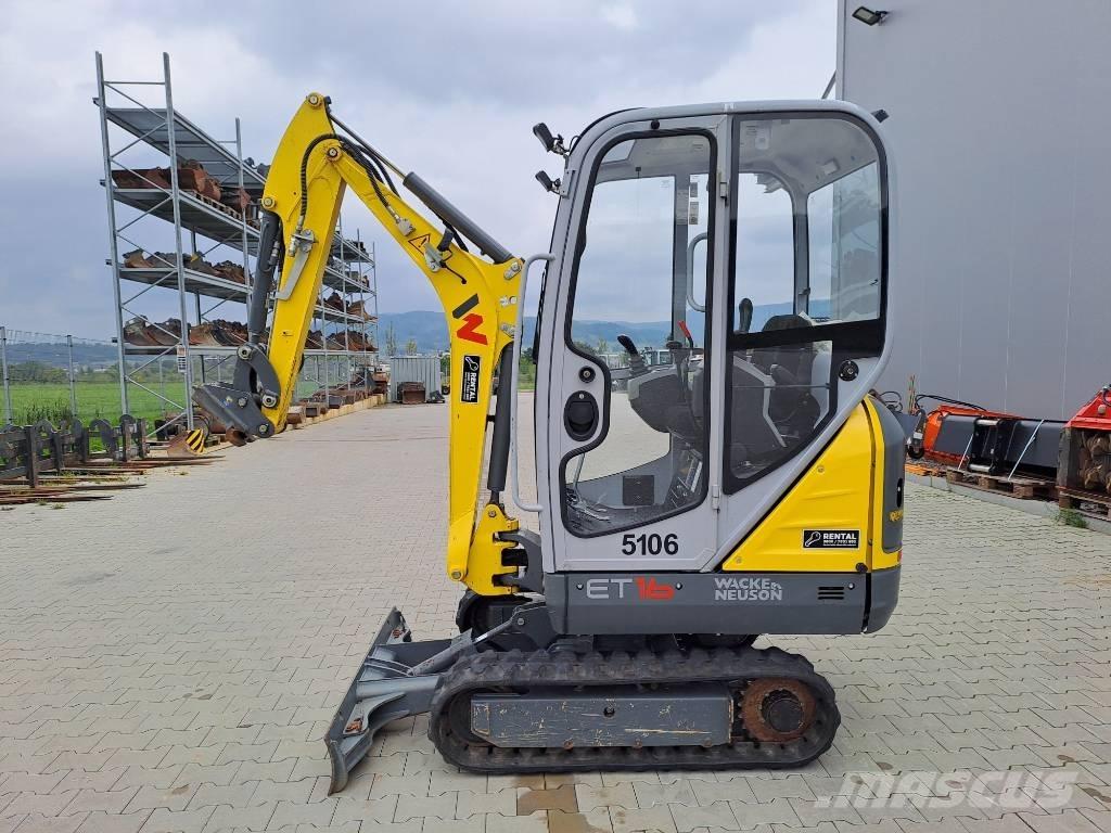 Wacker Neuson ET16 Pásové rýpadlá