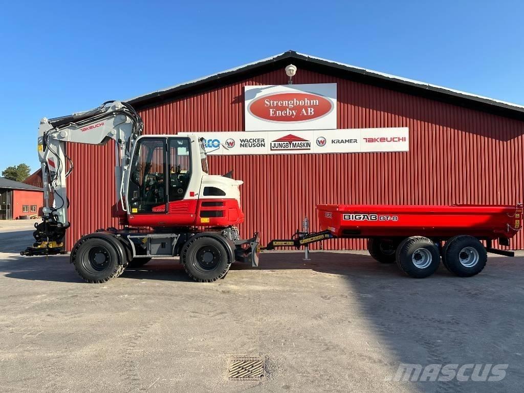 Takeuchi TB 395 W Kolesové rýpadlá
