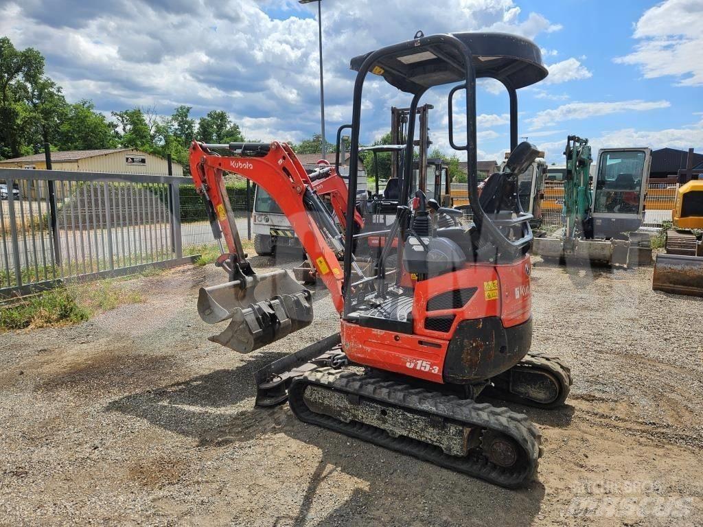 Kubota U 15 Mini rýpadlá < 7t