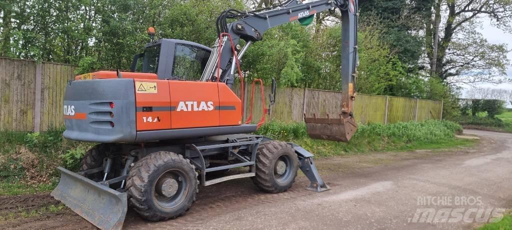 Atlas 140 W Kolesové rýpadlá