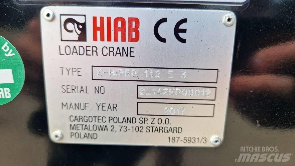 Hiab X-Hipro 142 E-3 Nakladacie žeriavy