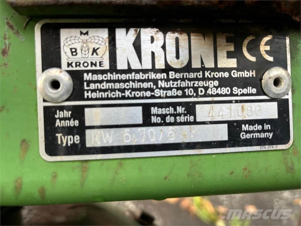 Krone KW 6.70/6 Obracače a zhrabovače sena
