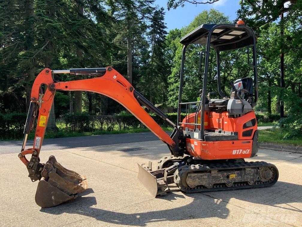 Kubota U 17-3 Mini rýpadlá < 7t
