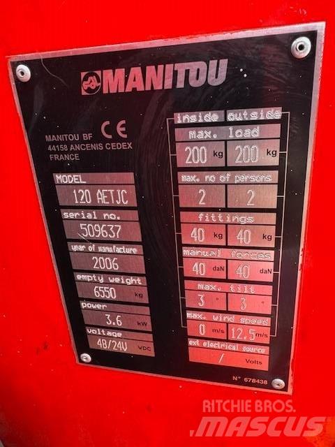 Manitou 120 AET JC Kĺbové plošiny