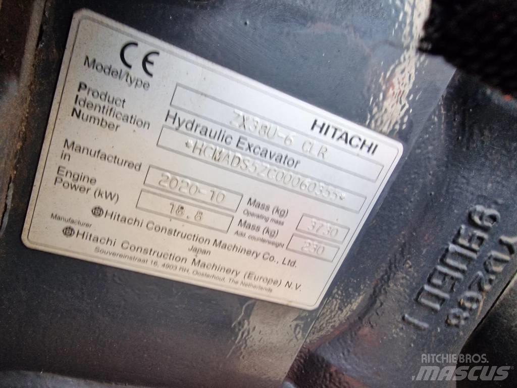 Hitachi ZX38U-6 Mini rýpadlá < 7t