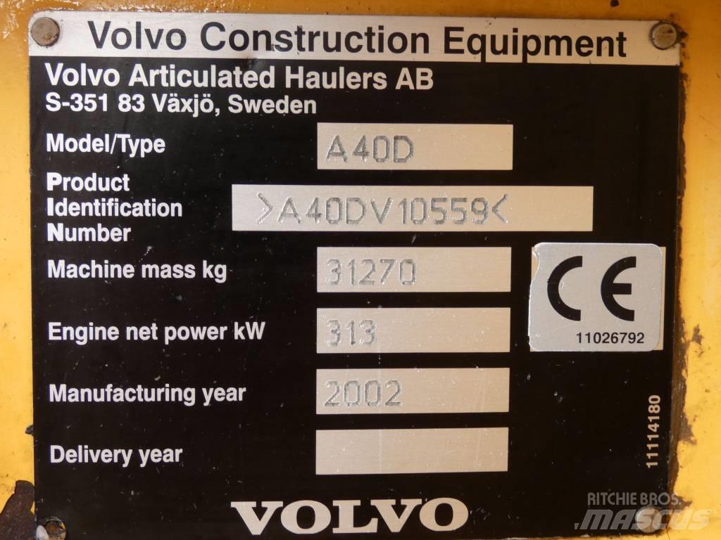 Volvo A 40 D Kĺbové nákladné autá