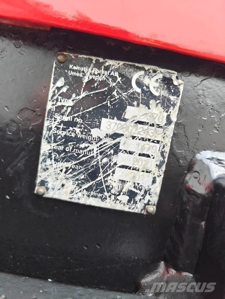 Komatsu 370.2 Žatevné hlavy