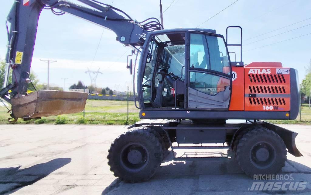 Atlas 160 W Kolesové rýpadlá
