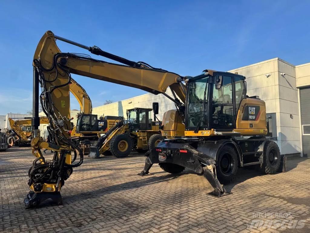 CAT M315F Kolesové rýpadlá