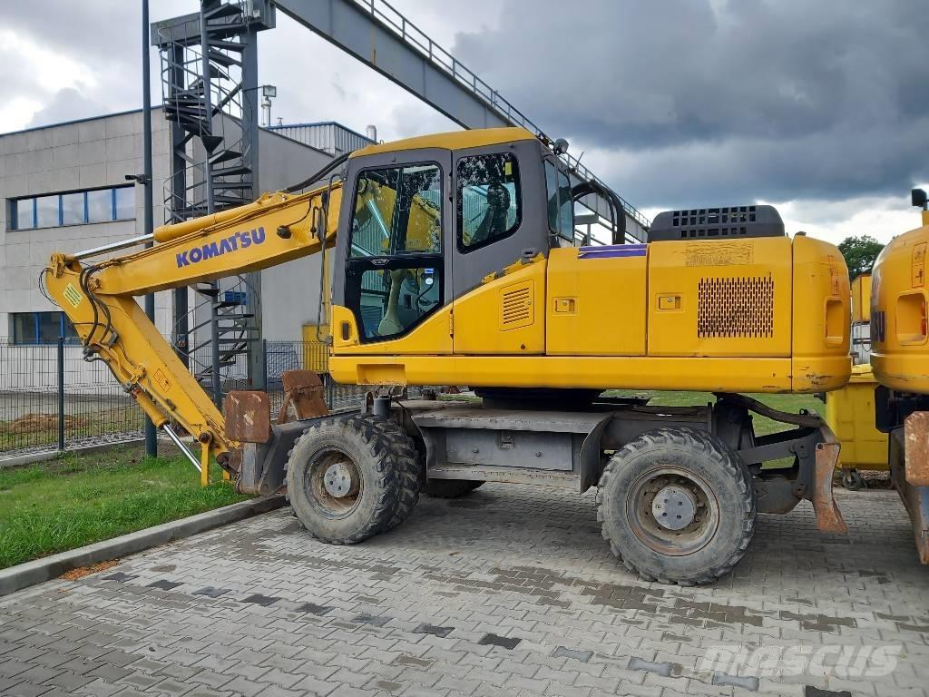 Komatsu PW 180-7EO Kolesové rýpadlá