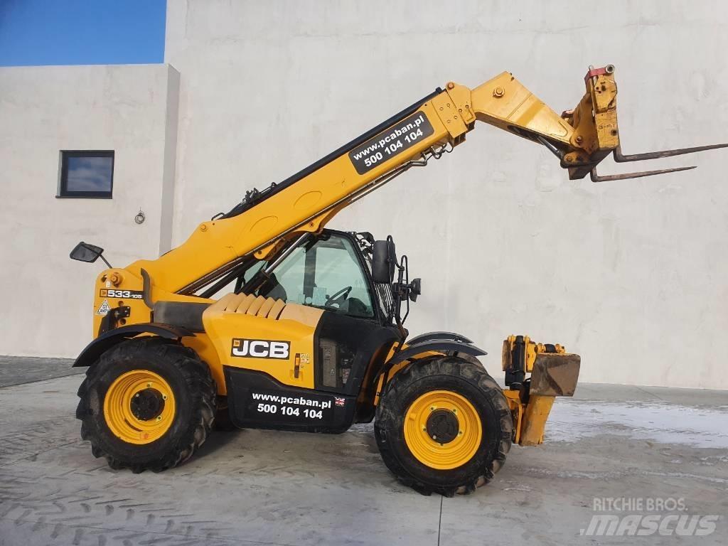 JCB 533-105 M348 Teleskopické manipulátory
