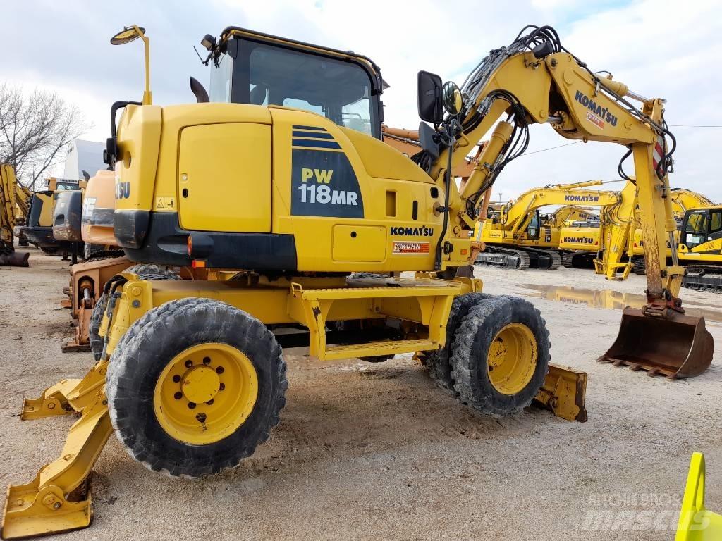 Komatsu PW118MR-8 Kolesové rýpadlá