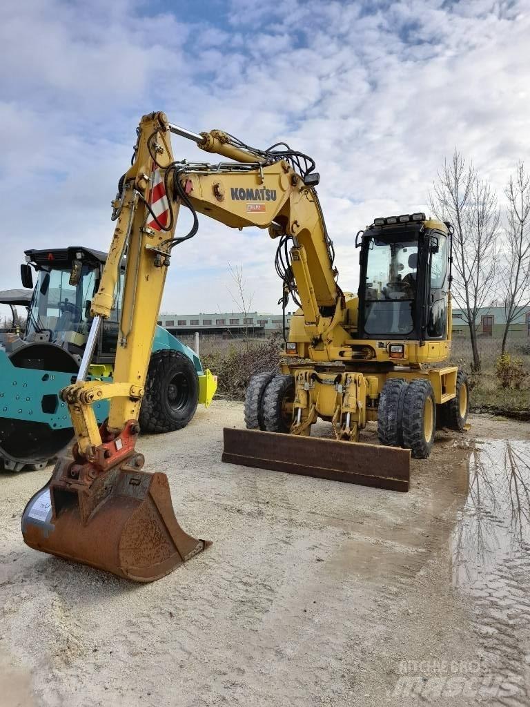 Komatsu PW118MR-8 Kolesové rýpadlá