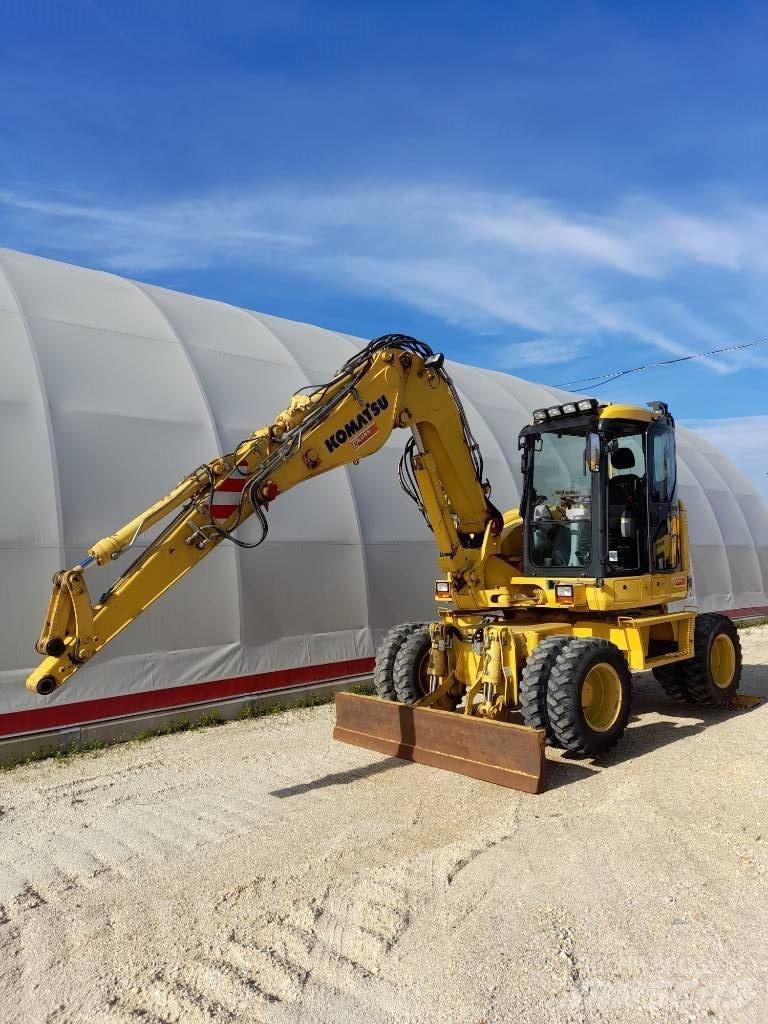 Komatsu PW118MR-8 Kolesové rýpadlá