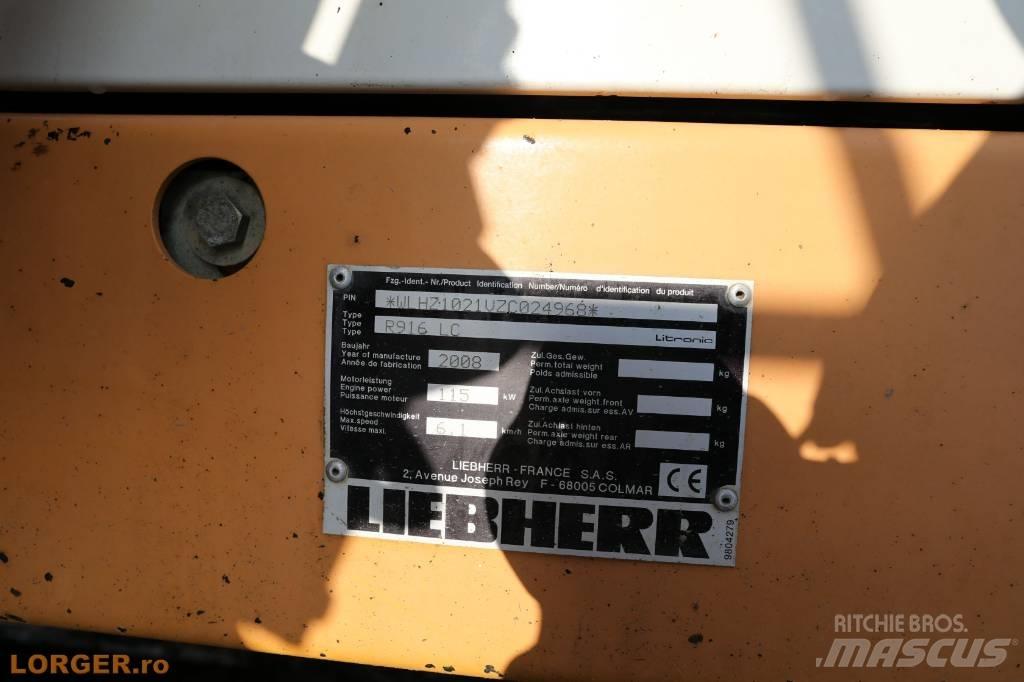 Liebherr R 916 LC Pásové rýpadlá