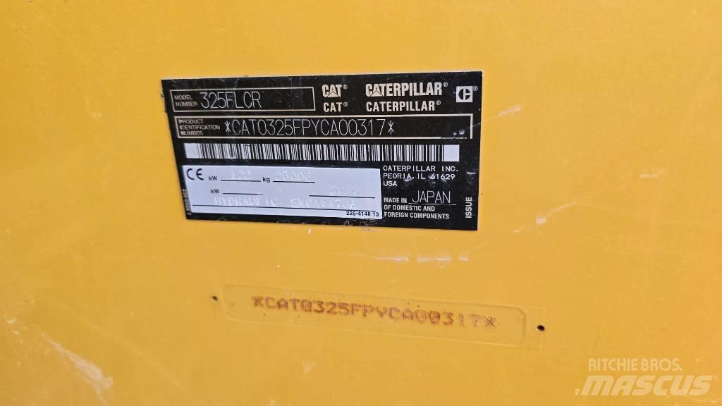 CAT 325 FL CR Pásové rýpadlá