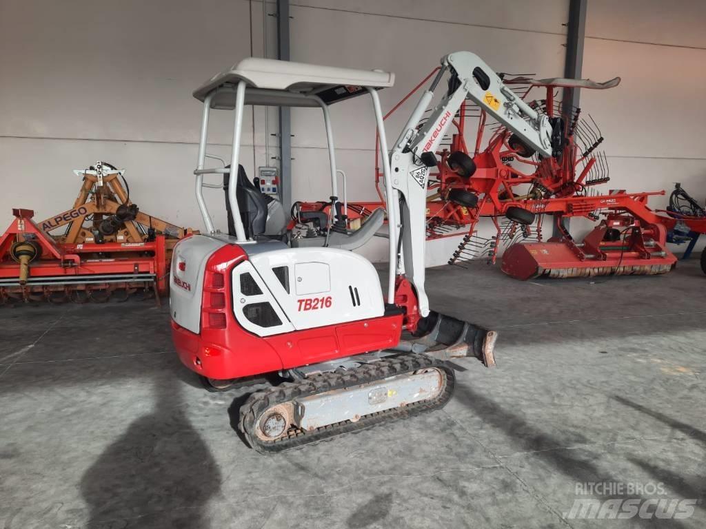 Takeuchi TB216 Mini rýpadlá < 7t