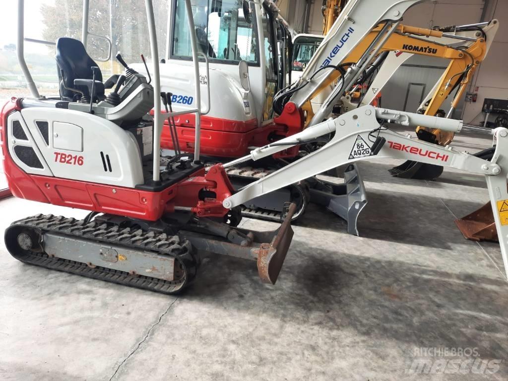 Takeuchi TB216 Mini rýpadlá < 7t