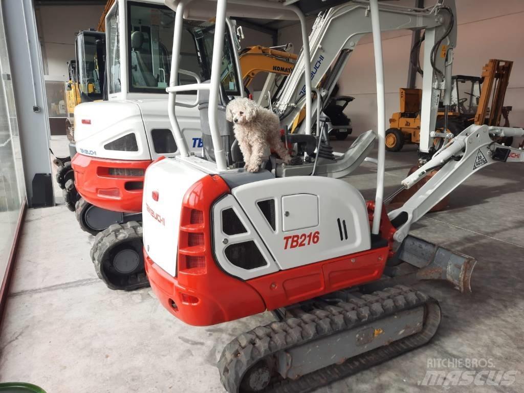 Takeuchi TB216 Mini rýpadlá < 7t