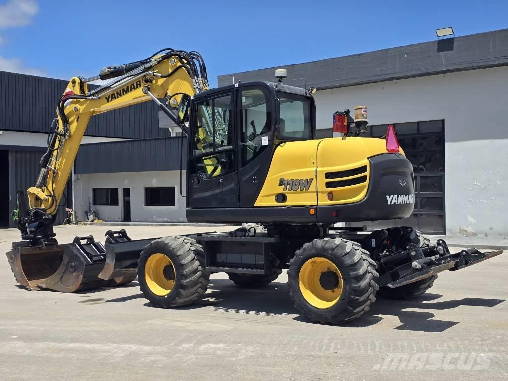 Yanmar B 110 W Kolesové rýpadlá