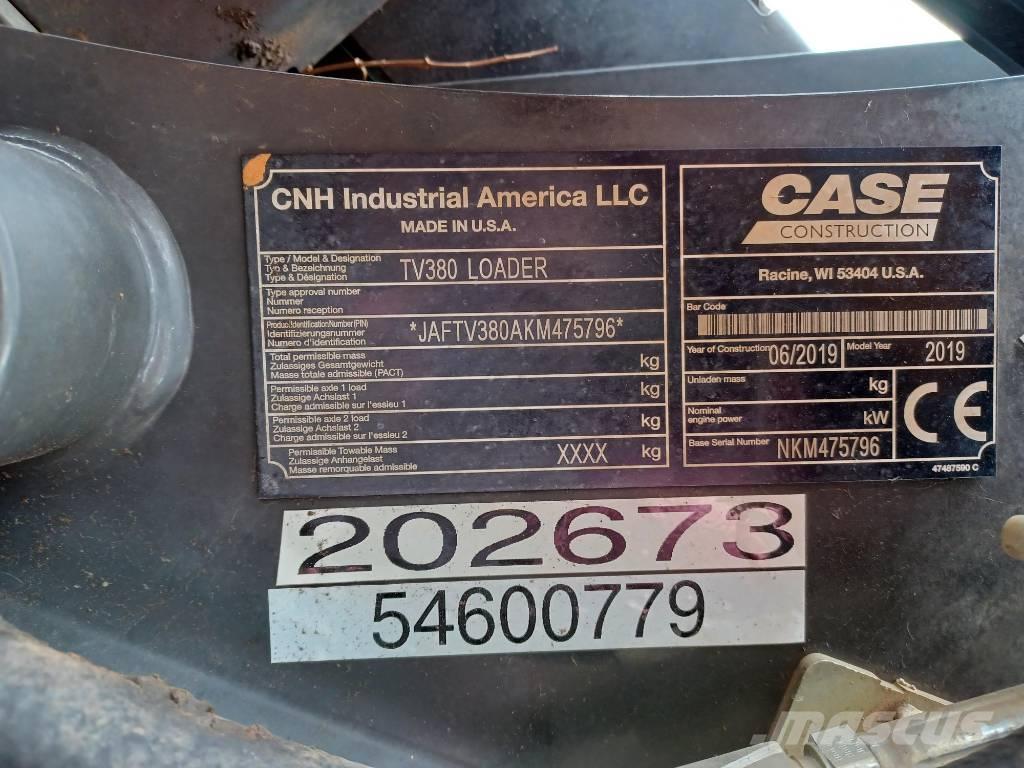 CASE TV 380 Šmykom riadené nakladače