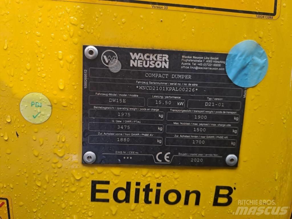 Wacker Neuson DW15e Stavebné sklápače