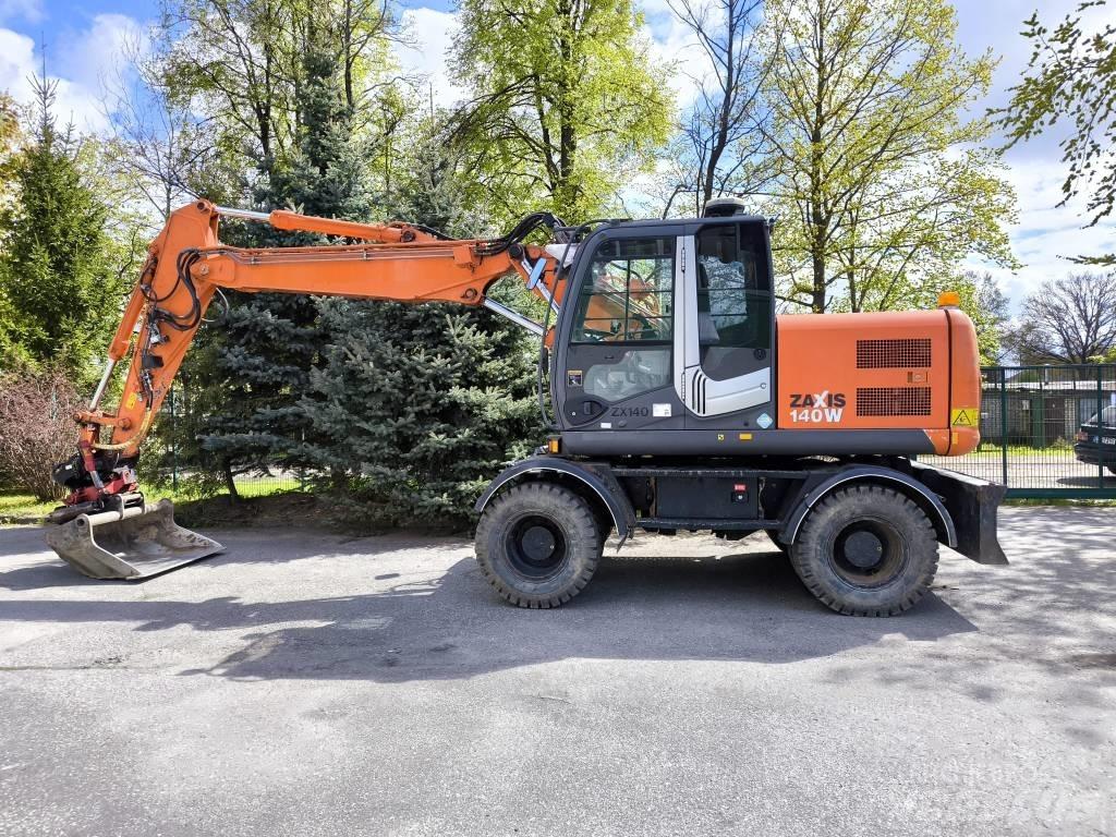 Hitachi ZX 140 W-3 Kolesové rýpadlá