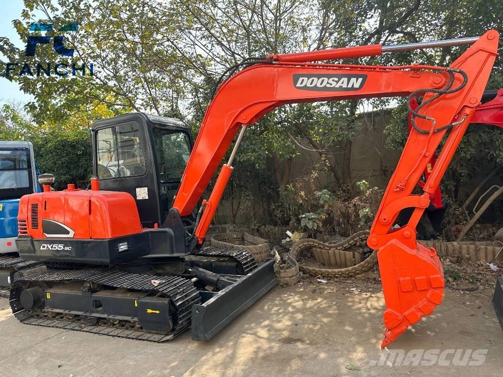 Doosan DX 55-9 C Mini rýpadlá < 7t