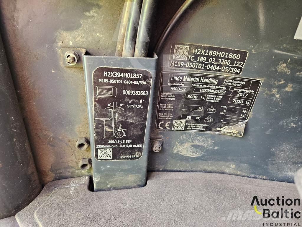 Linde H50D-02 Dieselové vozíky