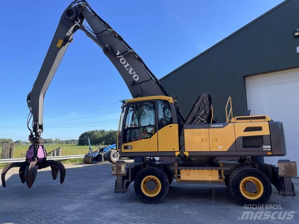 Volvo EW 210 MH Stroje pre manipuláciu s odpadom